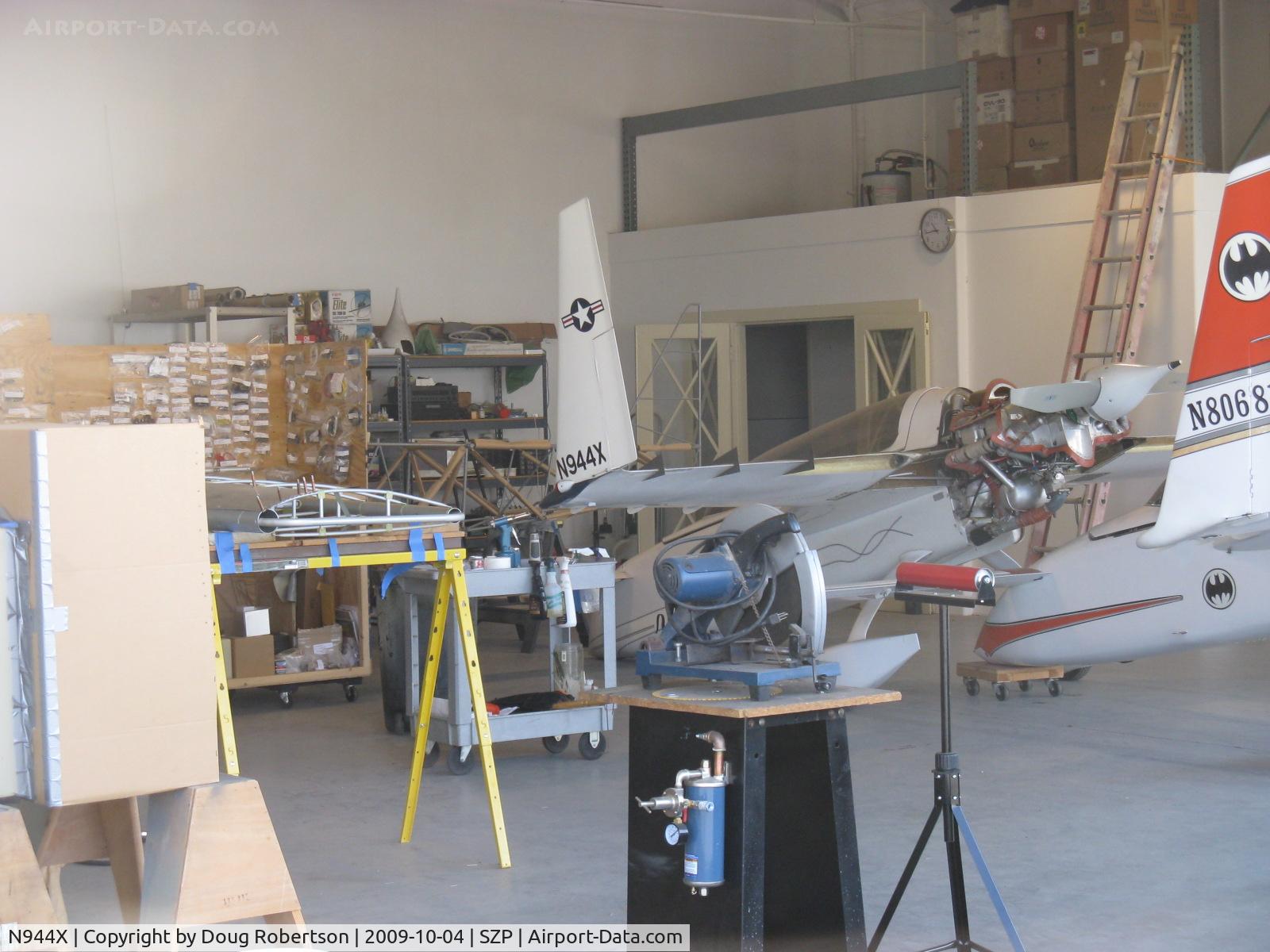 N944X, 1982 Rutan VariEze C/N 893, 1982 Shanks VARI EZE, Continental O-200 100 Hp