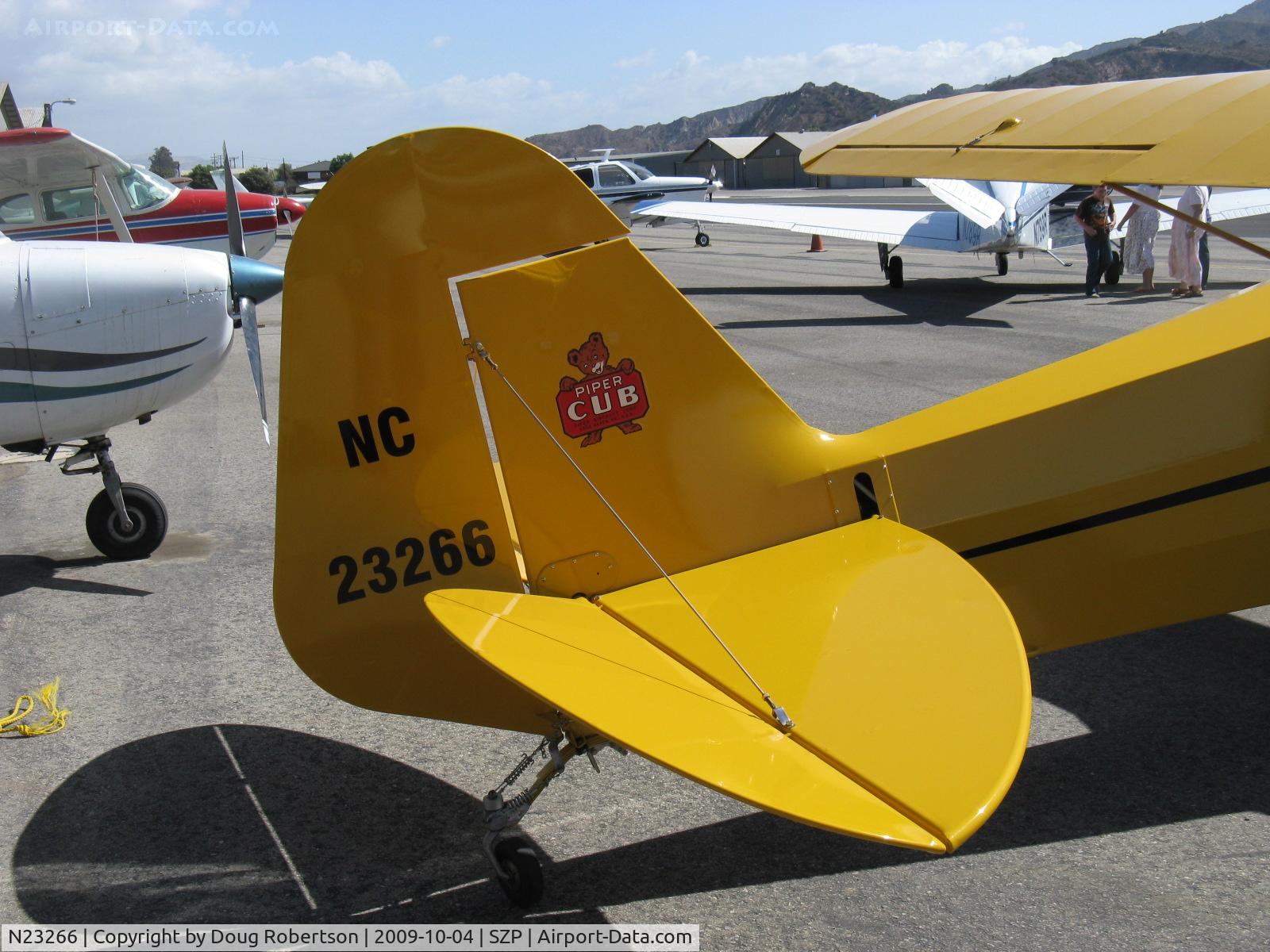 N23266, 1939 Piper J3C-65 Cub Cub C/N 3113, 1939 Piper J3C-65 CUB, Continental A&C65 65 Hp, Piper Cub logo