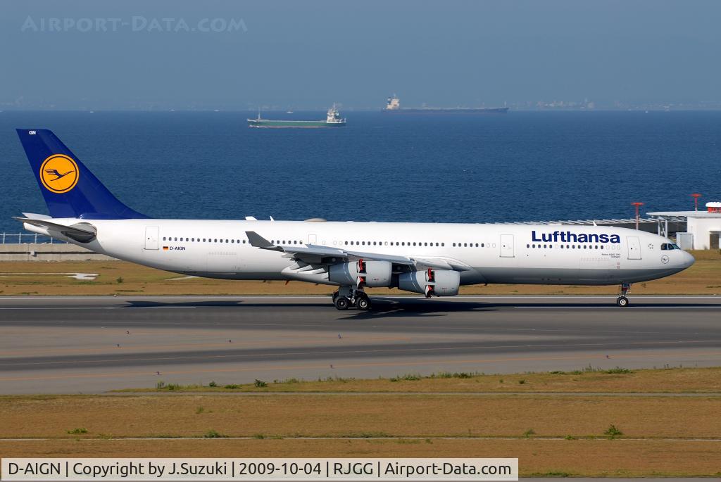 D-AIGN, 1998 Airbus A340-313 C/N 213, Lufthansa