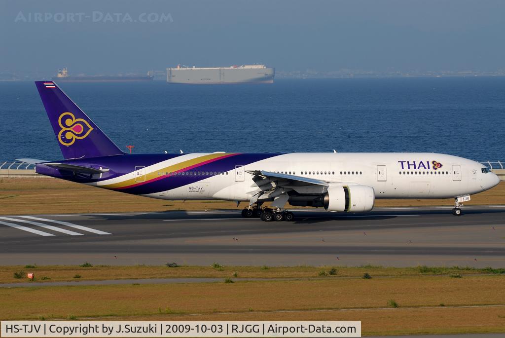 HS-TJV, 2007 Boeing 777-2D7/ER C/N 34590/665, Thai International Airways