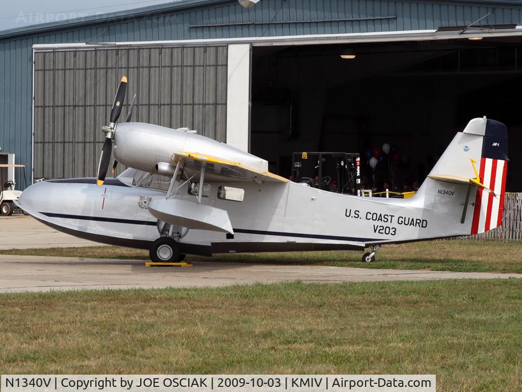 N1340V, 1941 Grumman G-44 Widgeon C/N 1228, On display at KMIV