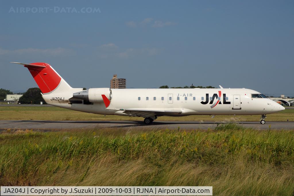 JA204J, 2002 Bombardier CRJ-200ER (CL-600-2B19) C/N 7643, J-Air