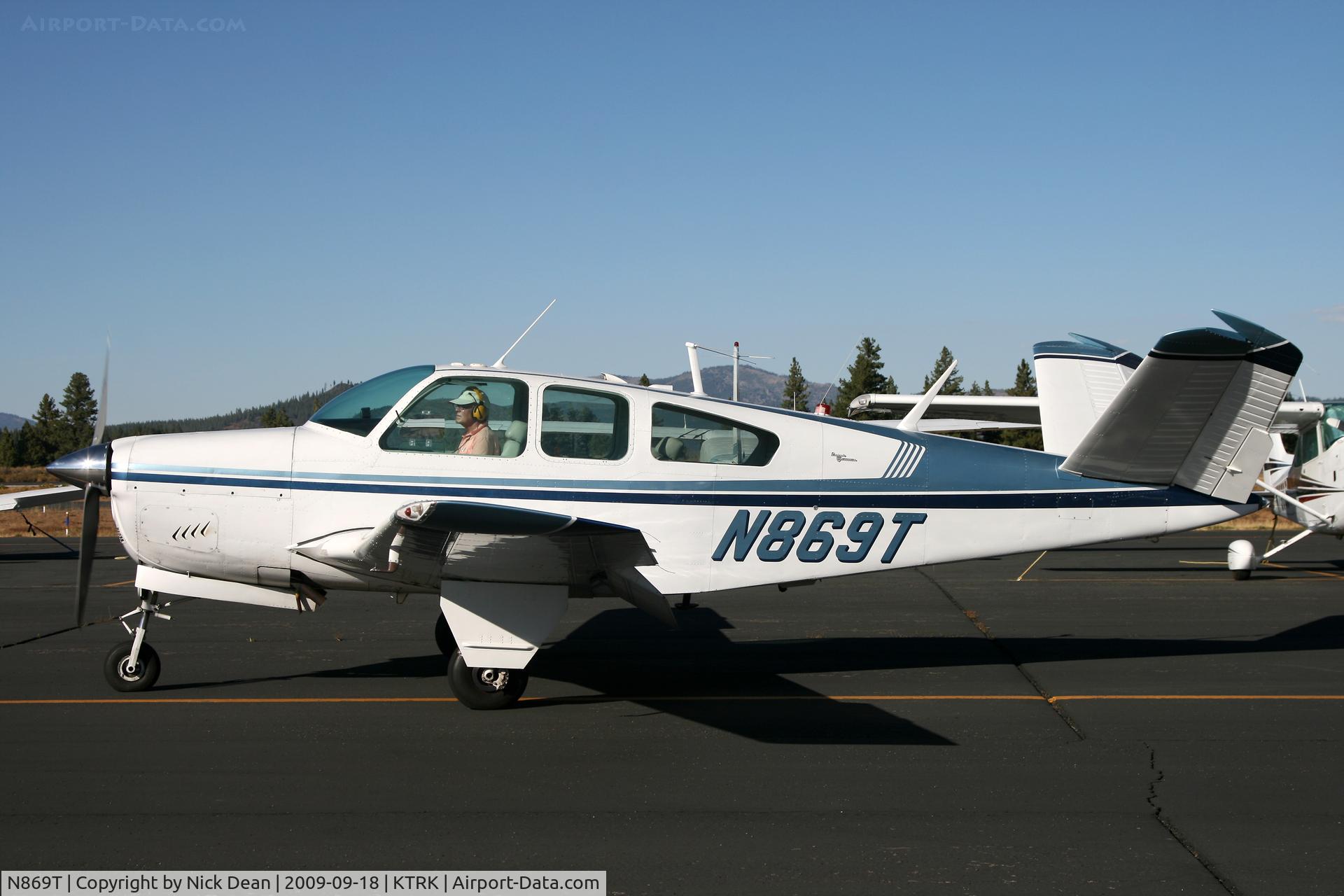 N869T, 1964 Beech S35 Bonanza C/N D-7670, KTRK