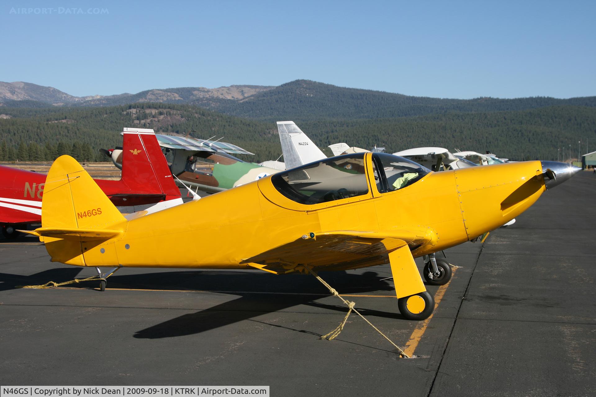 N46GS, 1946 Globe GC-1B Swift C/N 1172, KTRK
