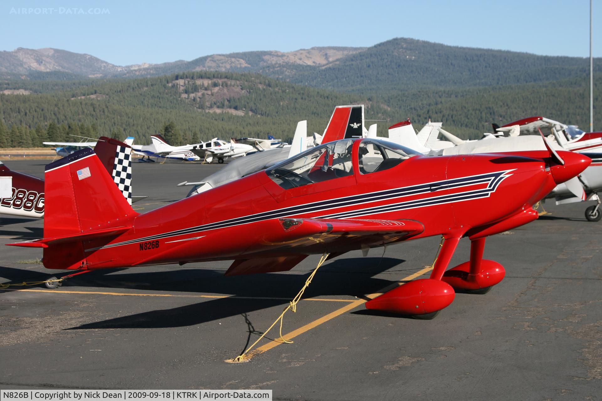 N826B, 1995 Vans RV-6 C/N 22290, KTRK