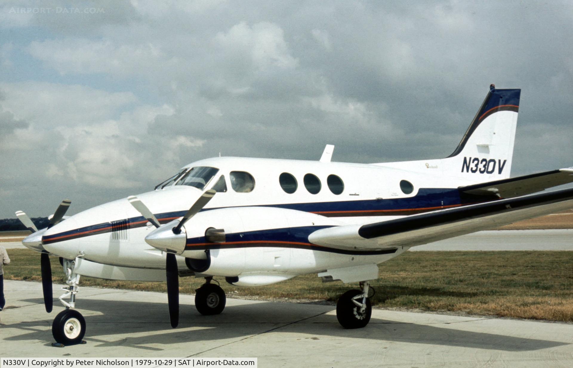 N330V, 1978 Beech C90 King Air C/N LJ-811, Beech King Air C90 as seen at San Antonio in October 1979.