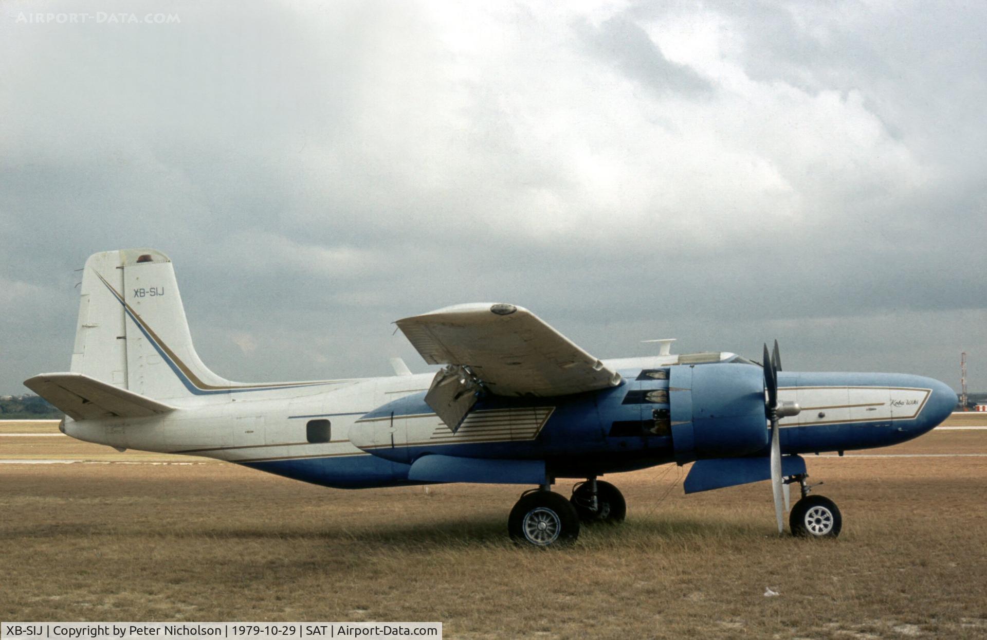 XB-SIJ, Douglas A-26C Invader C/N 29278, This ex-Mexican Air Force A-26C Invader seen a year earlier was still resident at San Antonio in October 1979.
