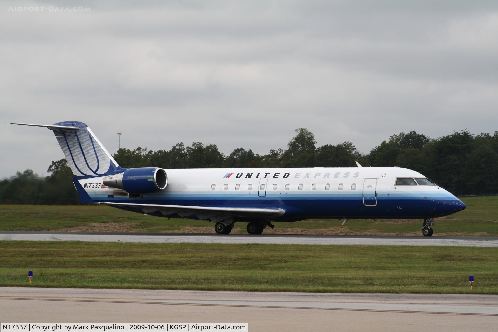 N17337, 1999 Bombardier CRJ-200LR (CL-600-2B19) C/N 7337, CL-600-2B19