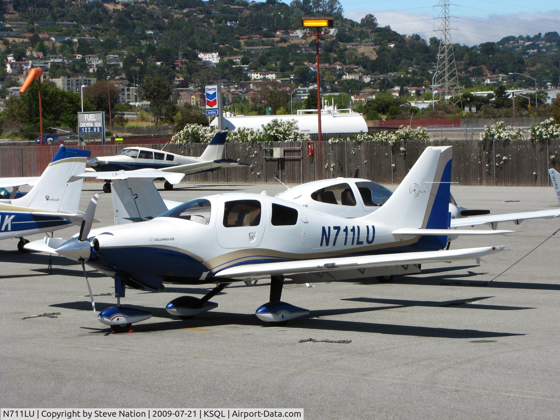 N711LU, 2007 Columbia Aircraft Mfg LC-41-550FG Columbia 400 C/N 41770, 2007 Columbia Aircraft Mfg LC41-550FG on visitor's ramp