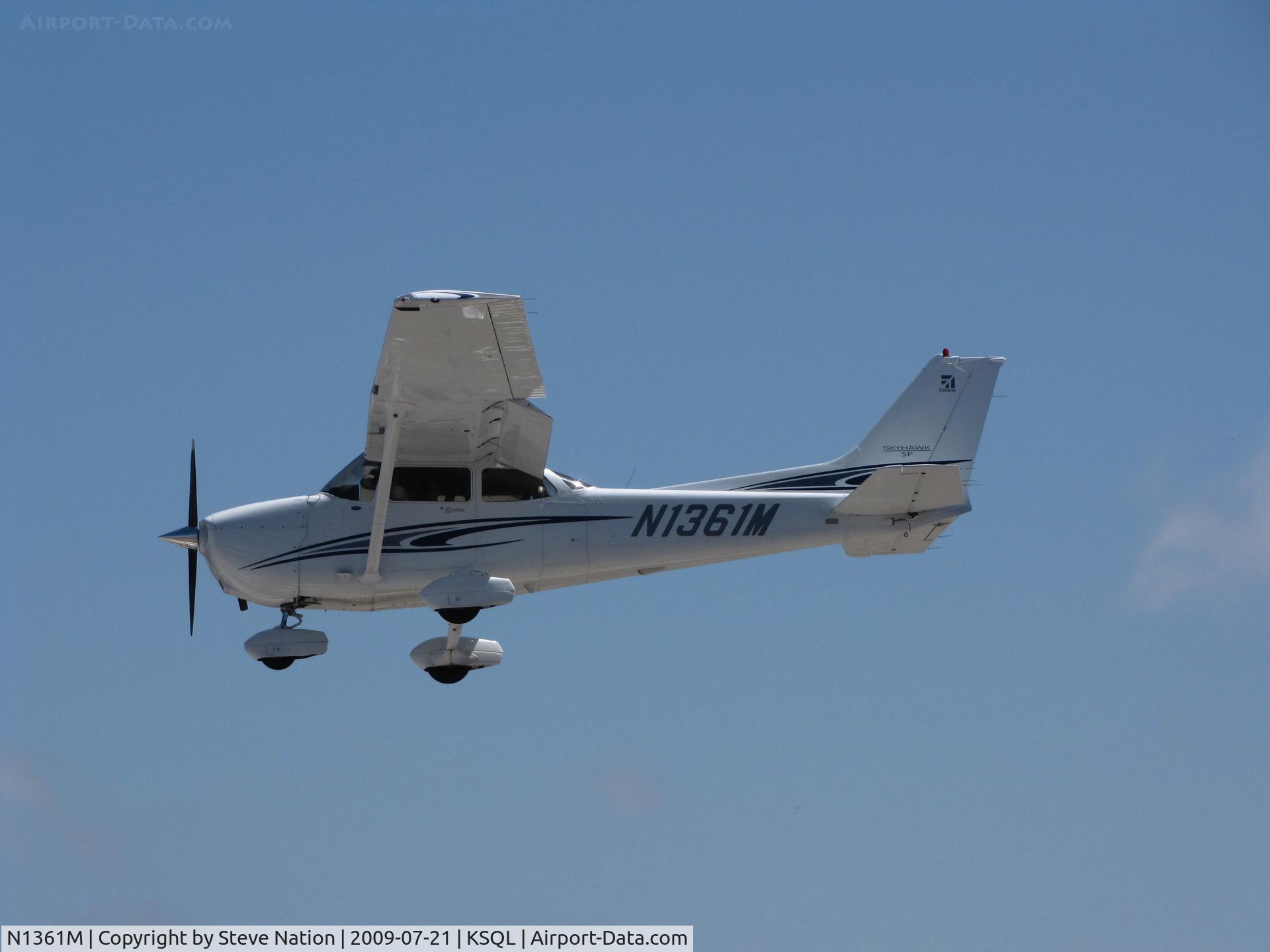 N1361M, 2005 Cessna 172S Skyhawk SP C/N 172S9842, Locally-based 2005 Cessna 172S landing