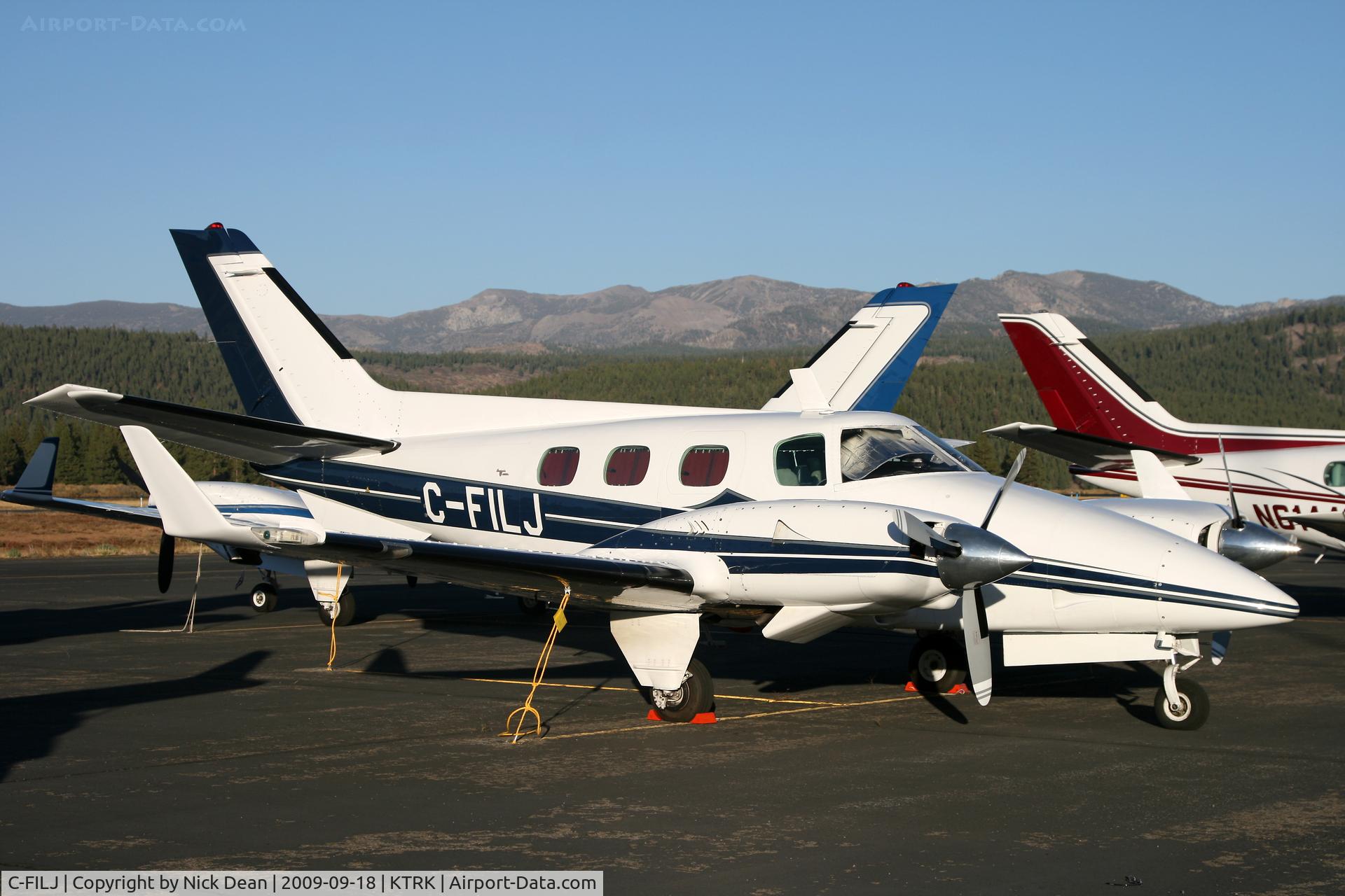 C-FILJ, 1975 Beech B-60 Duke C/N P-363, KTRK