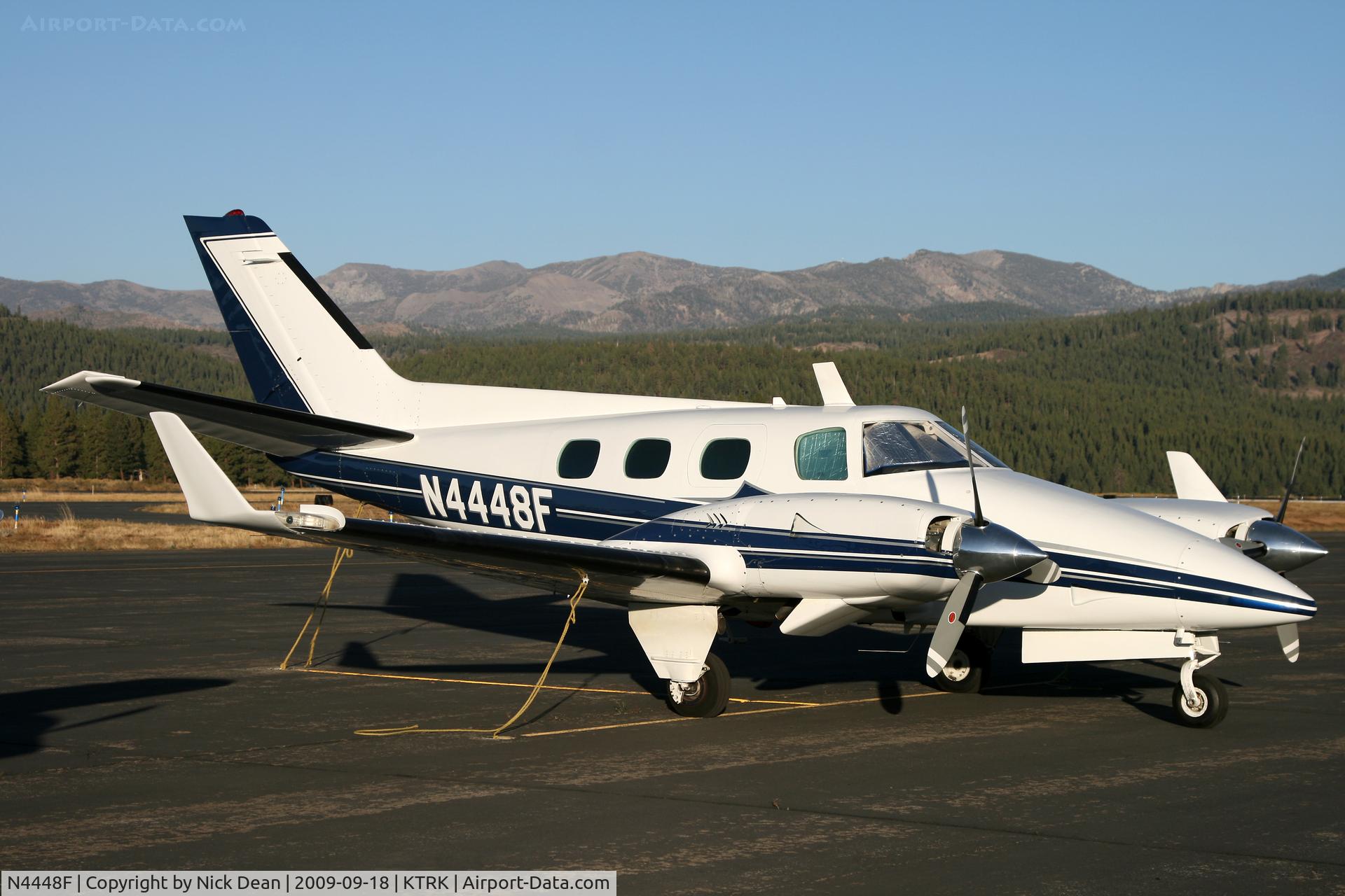 N4448F, 1976 Beech B-60 Duke C/N P-396, KTRK