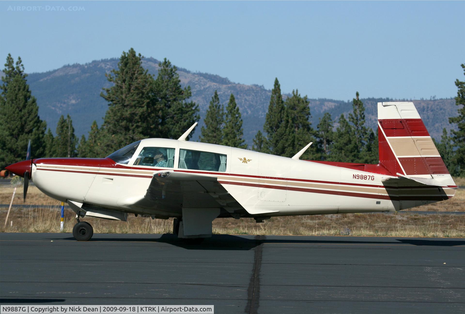 N9887G, Mooney M20K C/N 25-0540, KTRK