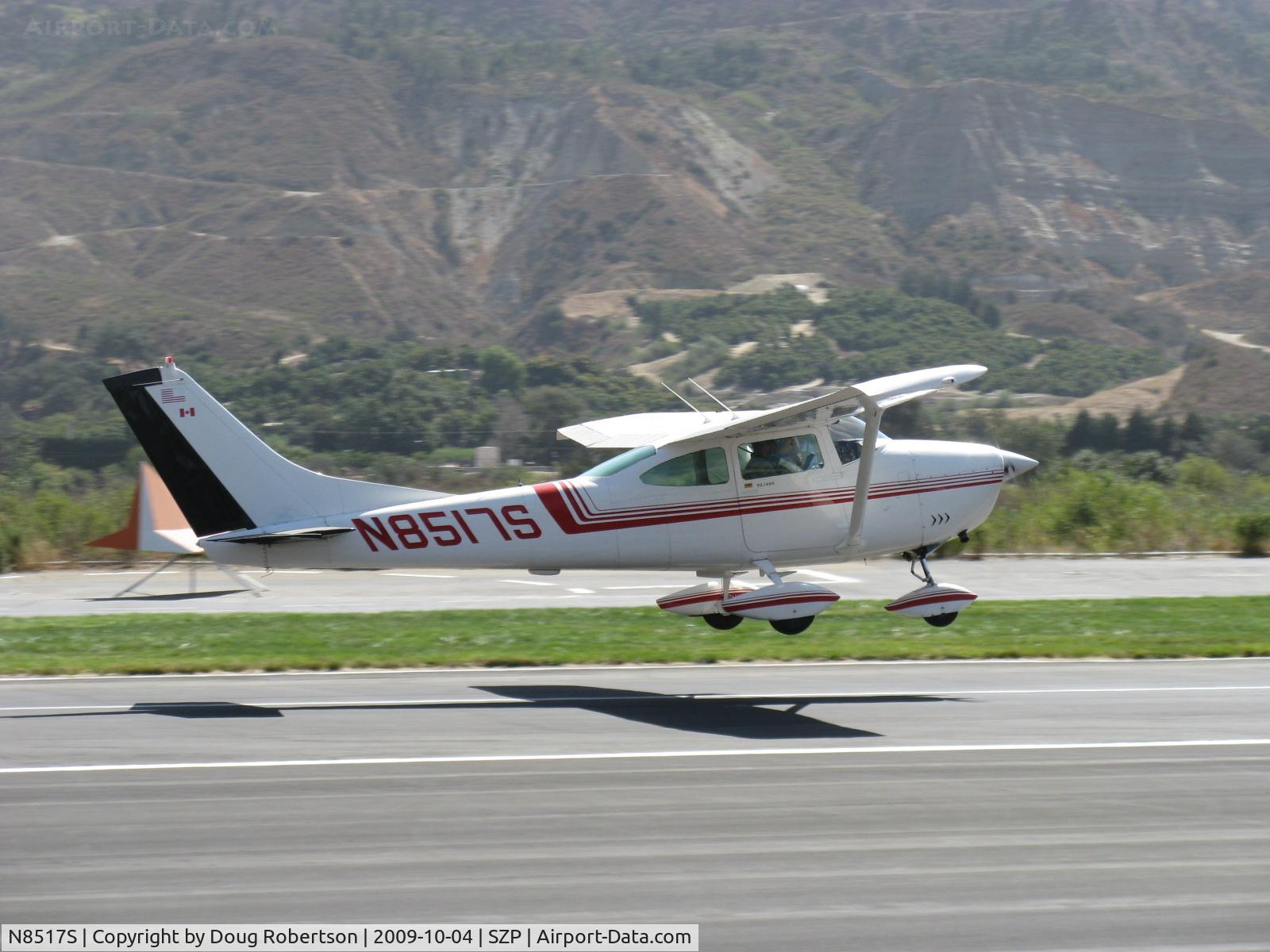 N8517S, 1965 Cessna 182H Skylane C/N 18256617, 1965 Cessna 182H SKYLANE, Continental O-470-S 230 Hp, takeoff climb Rwy 22