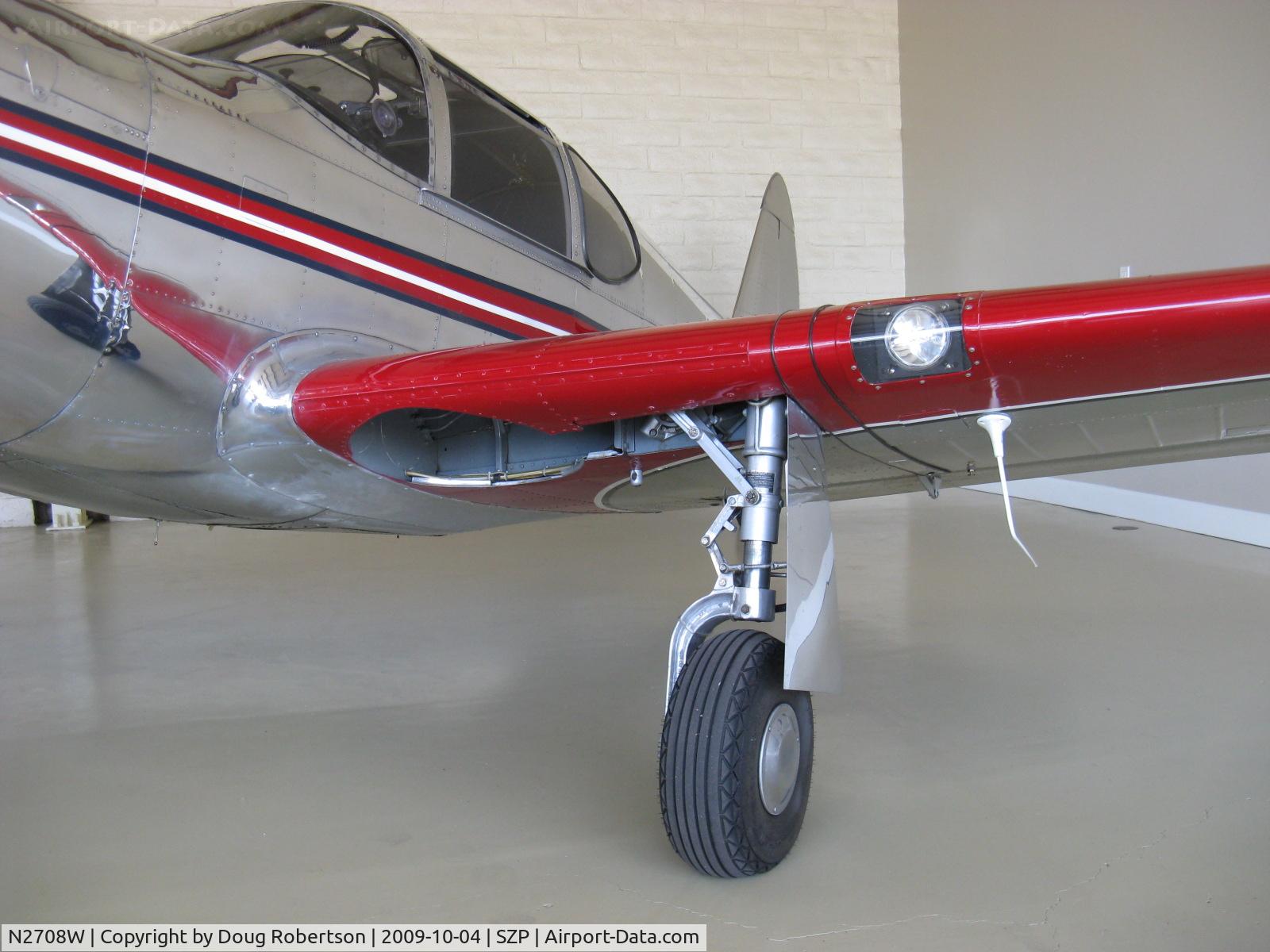 N2708W, 1950 Temco GC-1B Swift C/N 3741, 1950 Temco GC-1B SWIFT, Continental O-300-A 145 Hp upgrade, mirror-polished, retractible landing gear and landing light