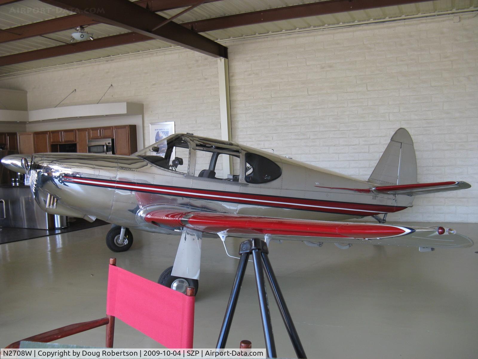 N2708W, 1950 Temco GC-1B Swift C/N 3741, 1950 Temco GC-1B SWIFT, Continental O-300-A 145 Hp upgrade, mirror-polished show plane