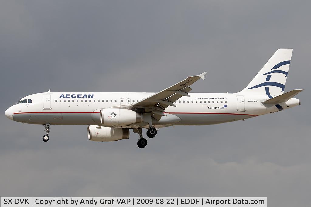 SX-DVK, 2008 Airbus A320-232 C/N 3392, Aegean A320