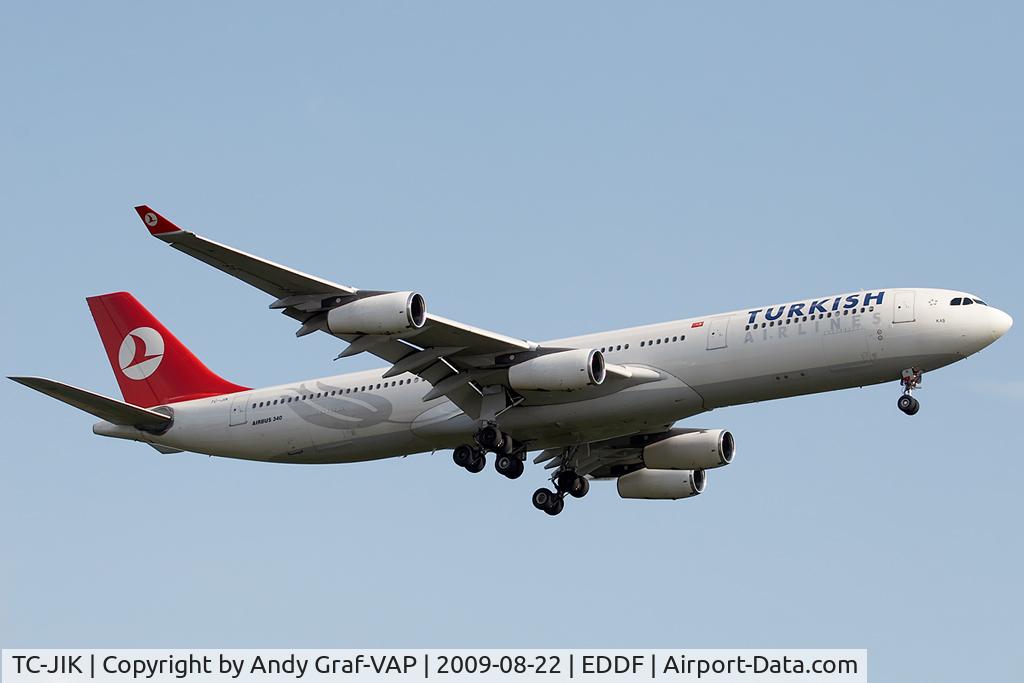 TC-JIK, 1999 Airbus A340-313 C/N 257, Turkish Airlines A340-300