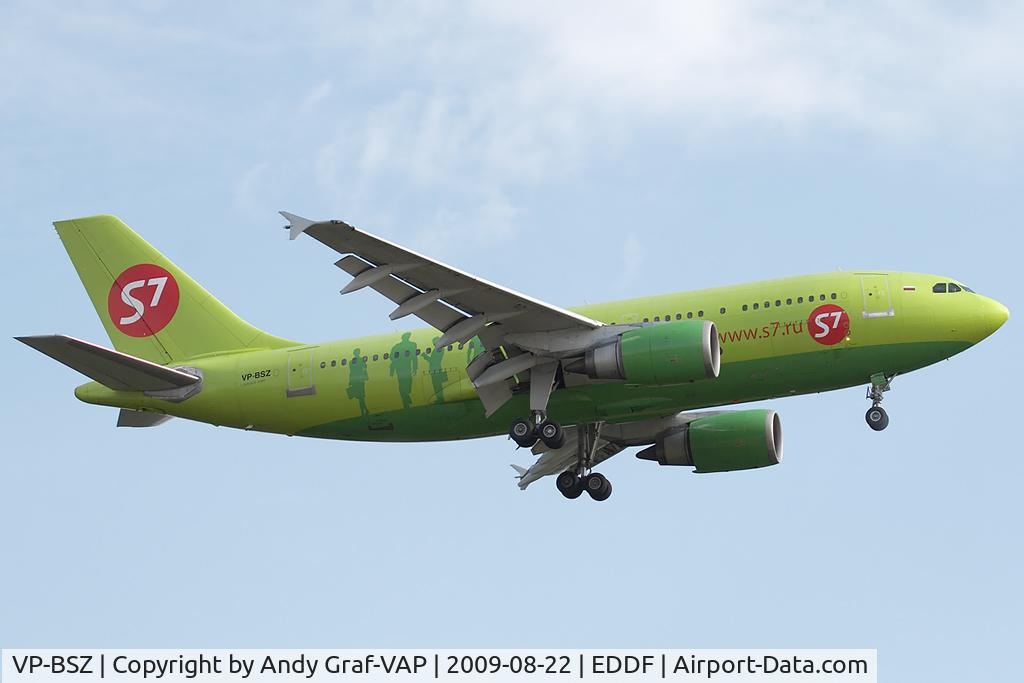 VP-BSZ, 1987 Airbus A310-204 C/N 468, S7 Airline A310