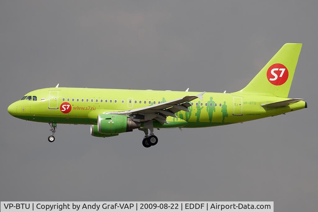 VP-BTU, Airbus A319-114 C/N 1071, S7 Airline A319