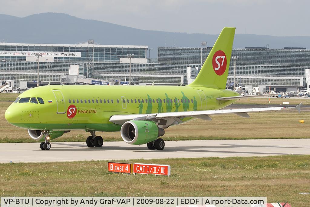 VP-BTU, Airbus A319-114 C/N 1071, S7 Airline A319