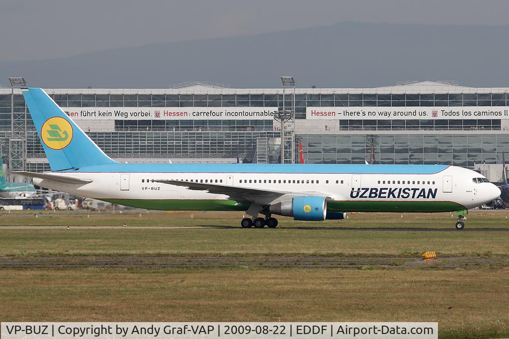 VP-BUZ, 1997 Boeing 767-33P/ER C/N 28392, Uzbekistan Airlines 767-300