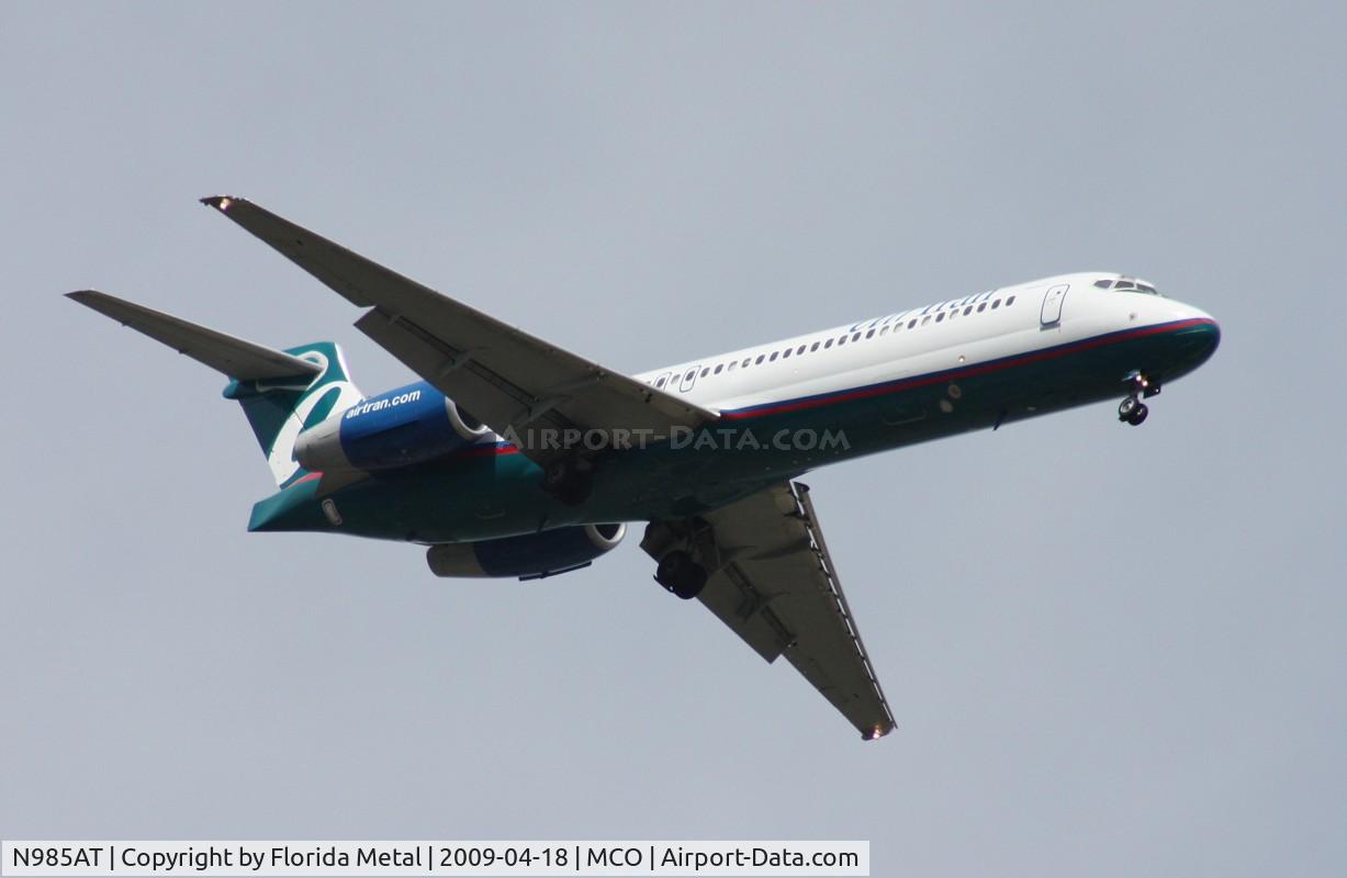 N985AT, 2001 Boeing 717-200 C/N 55090, Air Tran 717