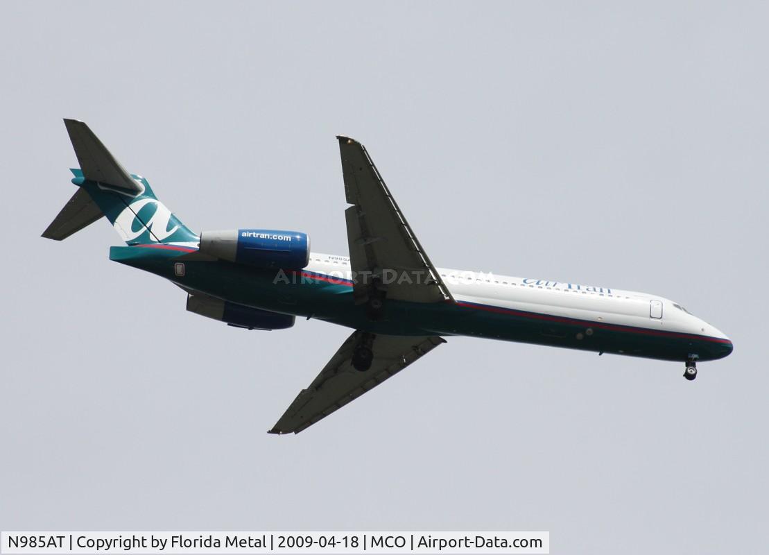 N985AT, 2001 Boeing 717-200 C/N 55090, Air Tran 717