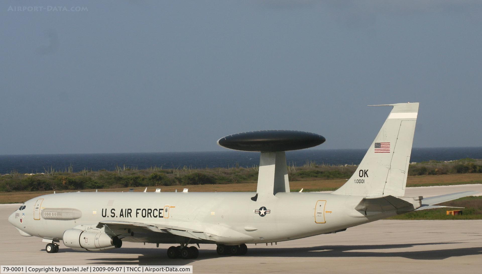 79-0001, 1979 Boeing E-3B Sentry C/N 21755, Sitting on the tarmac at the FOL
