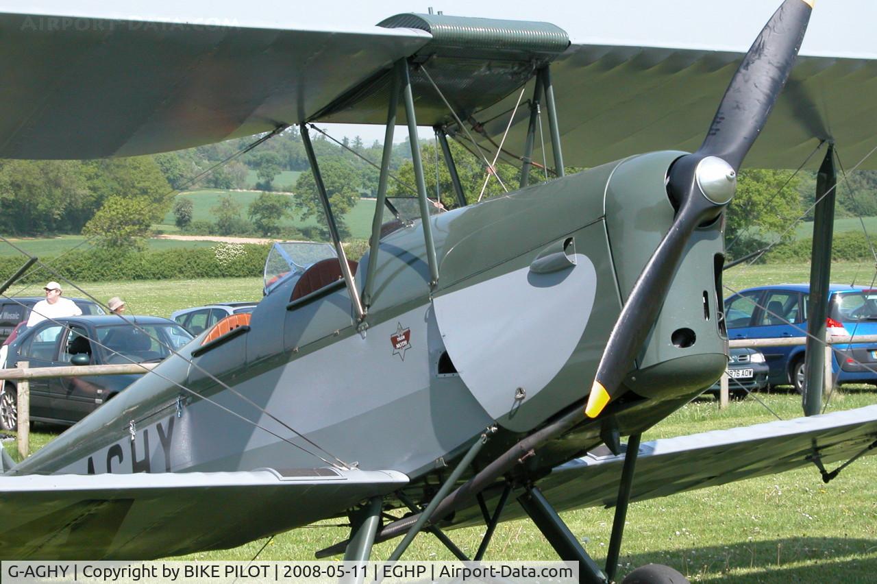 G-AGHY, 1939 De Havilland DH-82A Tiger Moth II C/N 82292, POPHAM DEHAVILLAND FLY-IN