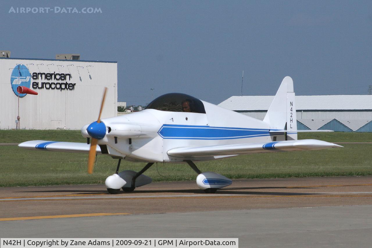 N42H, Stoddard-Hamilton Glasair SH-2 C/N 535R, At Grand Prairie Municipal