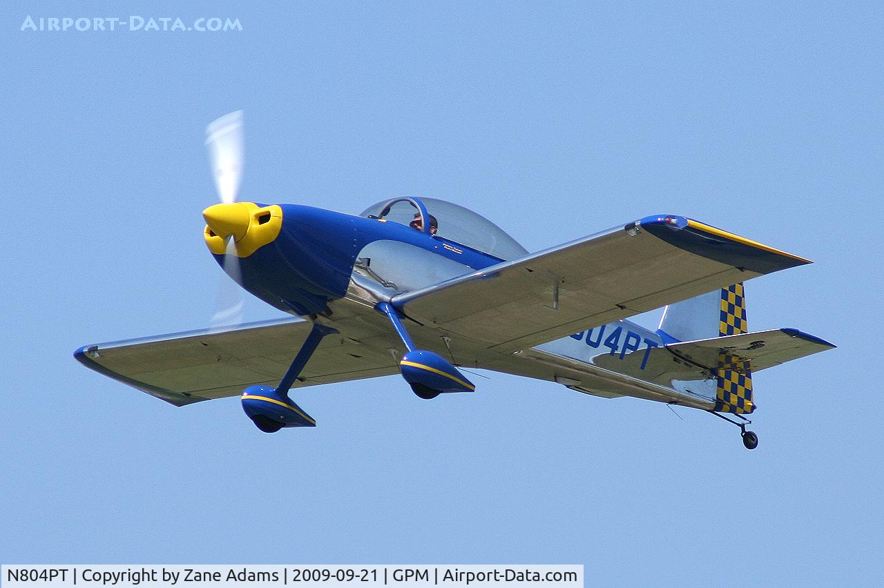N804PT, 2007 Vans RV-8 C/N 82265, At Grand Prairie Municipal