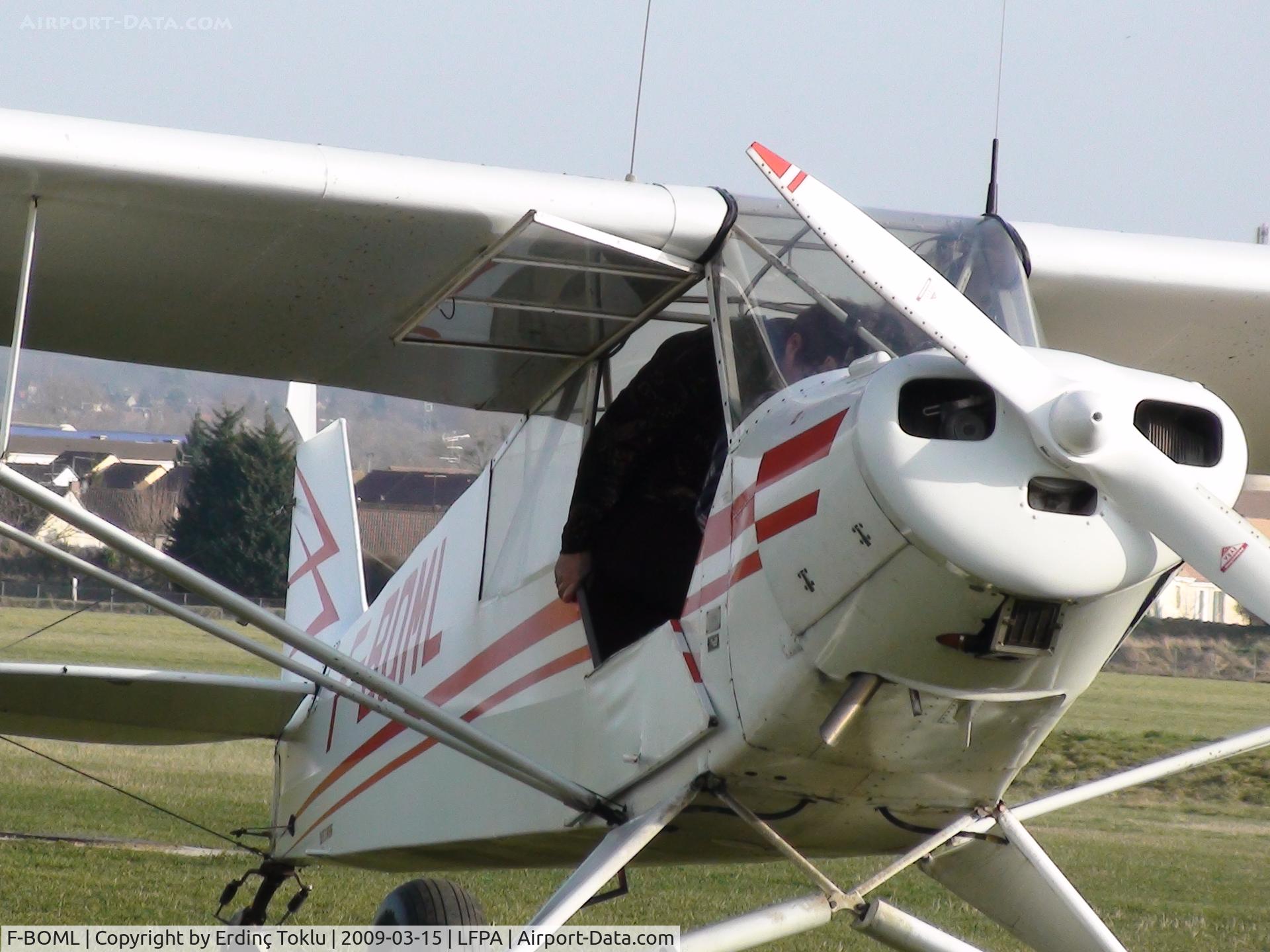 F-BOML, Piper L-18C Super Cub C/N 18-1367, Outside ACPN at Persan