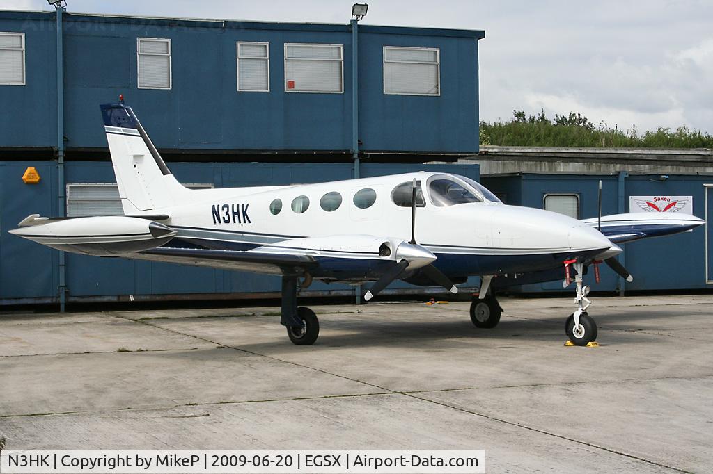 N3HK, 1975 Cessna 340 C/N 340-0538, North Weald resident.