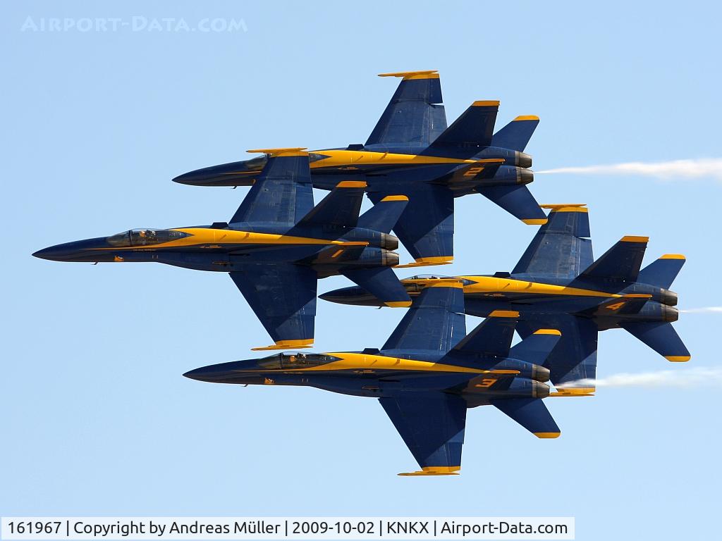 161967, McDonnell Douglas F/A-18A Hornet C/N 0183/A144, Blue Angels.