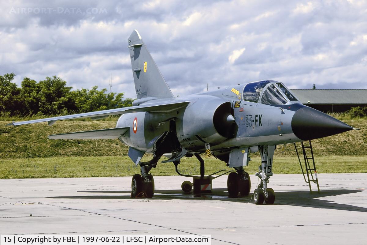 15, Dassault Mirage F.1C C/N 15, Mirage F1C at Colmar Mayenheim