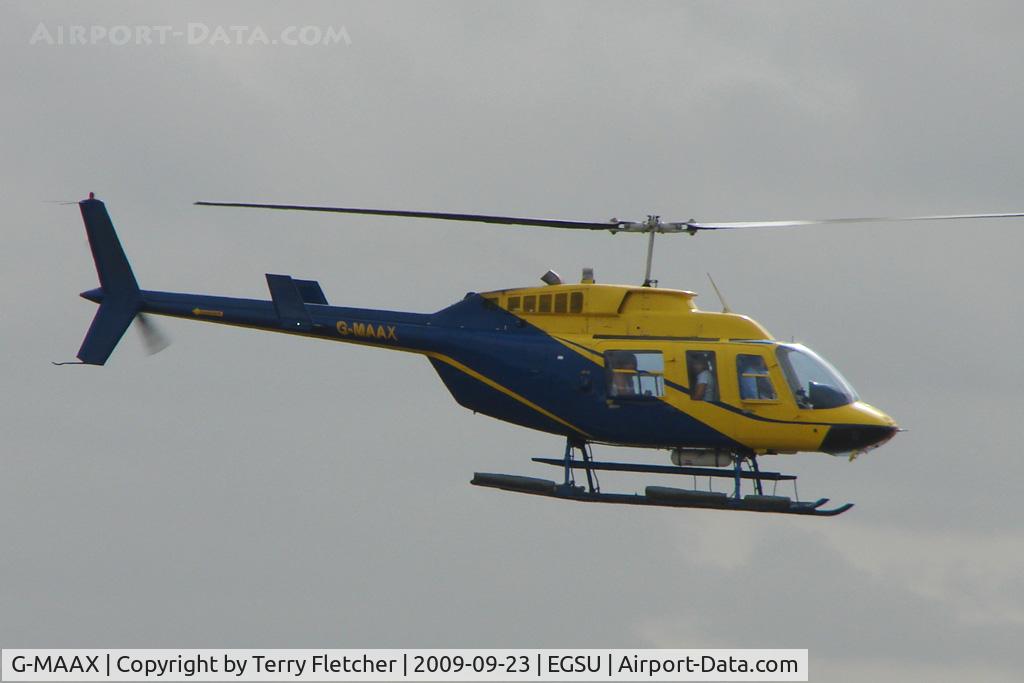 G-MAAX, 1979 Bell 206L-1 LongRanger II C/N 45232, Visitor to 2009 Helitech at Duxford