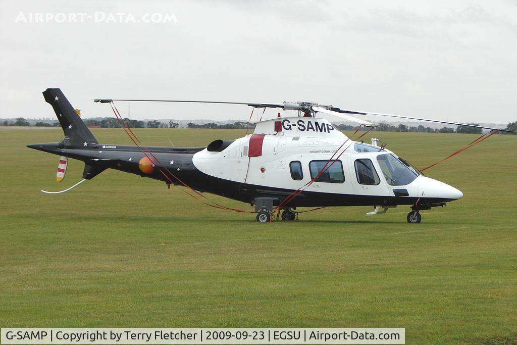 G-SAMP, 2006 Agusta A-109E Power C/N 11673, Visitor to 2009 Helitech at Duxford