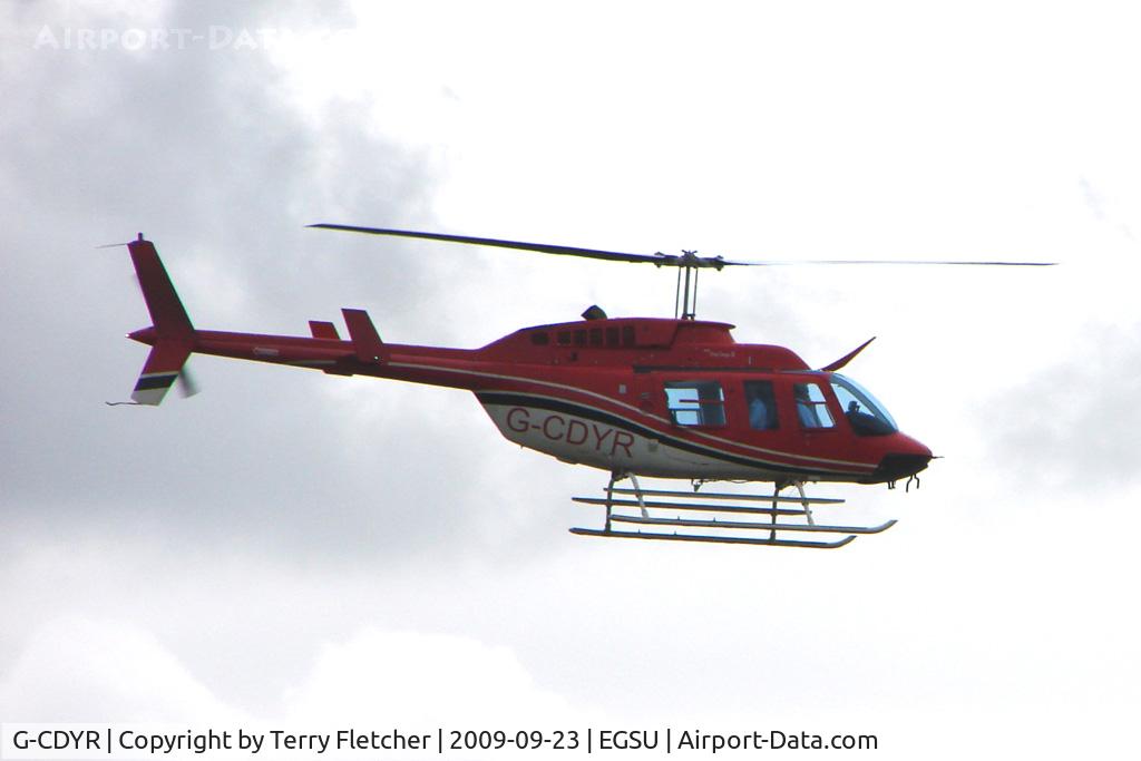 G-CDYR, 1988 Bell 206L-3 LongRanger III C/N 51237, Visitor to 2009 Helitech at Duxford