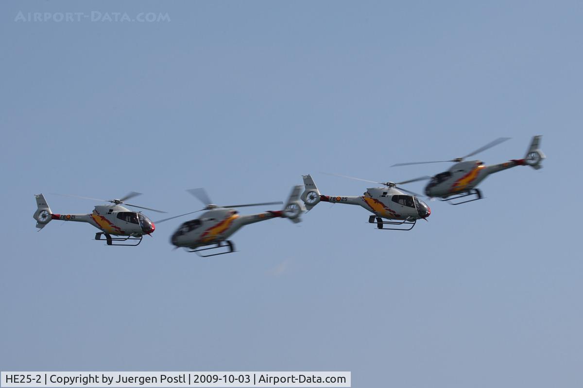 HE25-2, 2000 Eurocopter EC-120B Colibri C/N 1140, Red Bull Air Race Barcelona 2009 - Spain Air Force - Eurocopter EC-120B Colibri
