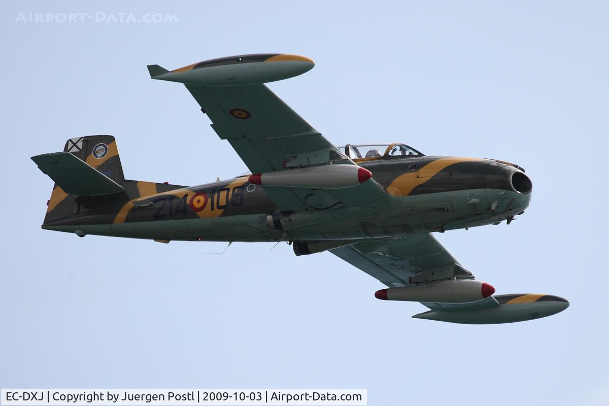 EC-DXJ, 1972 Hispano HA-220D Saeta C/N 22/114, Red Bull Air Race Barcelona 2009 - Hispano HA-220D Super Saeta