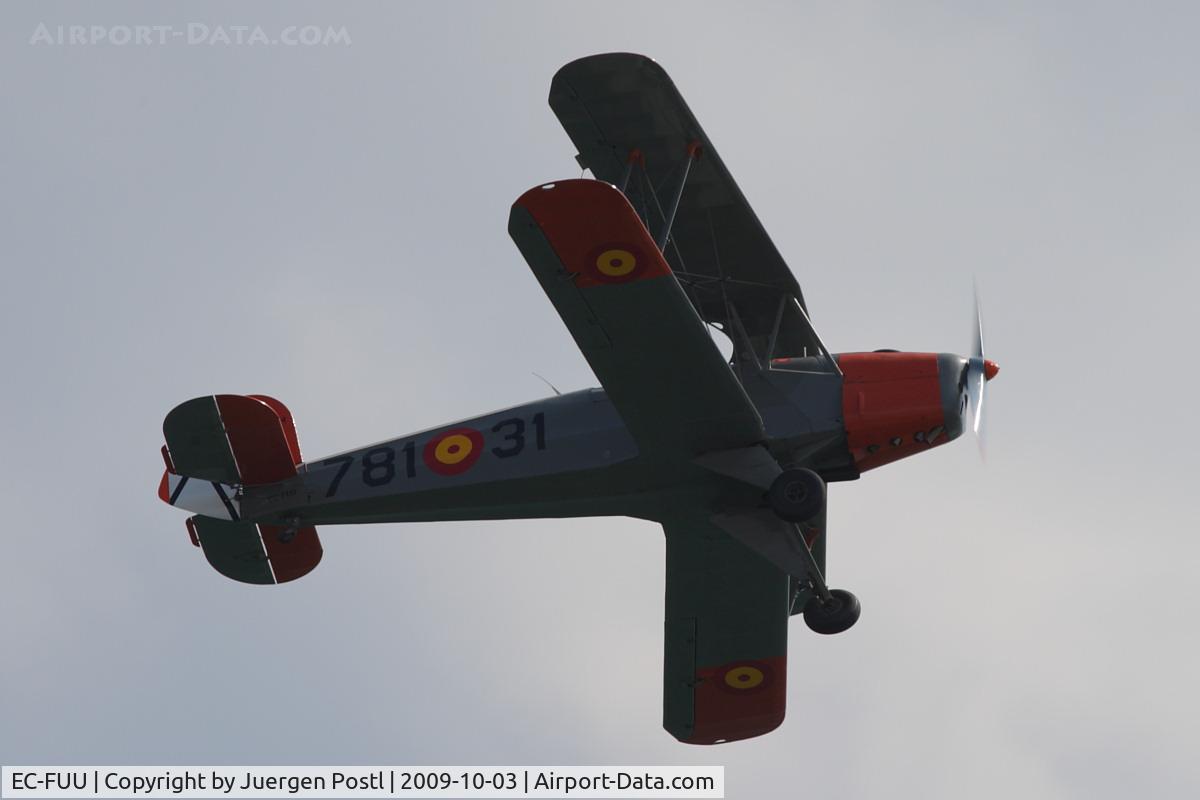 EC-FUU, CASA 1-131E Jungmann C/N 2167, Red Bull Air Race Barcelona 2009 - Click here for full size photo!   	 Fundació Parc Aeronàutic de Catalunya (FPAC) CASA 1-131E Jungmann