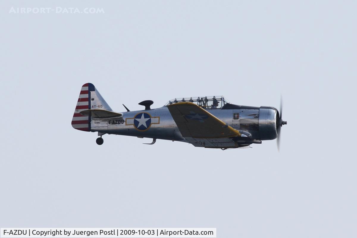 F-AZDU, 1943 North American AT-6D Harvard III C/N 88-14948 (41-33931), Red Bull Air Race Barcelona 2009 - North American Harvard III