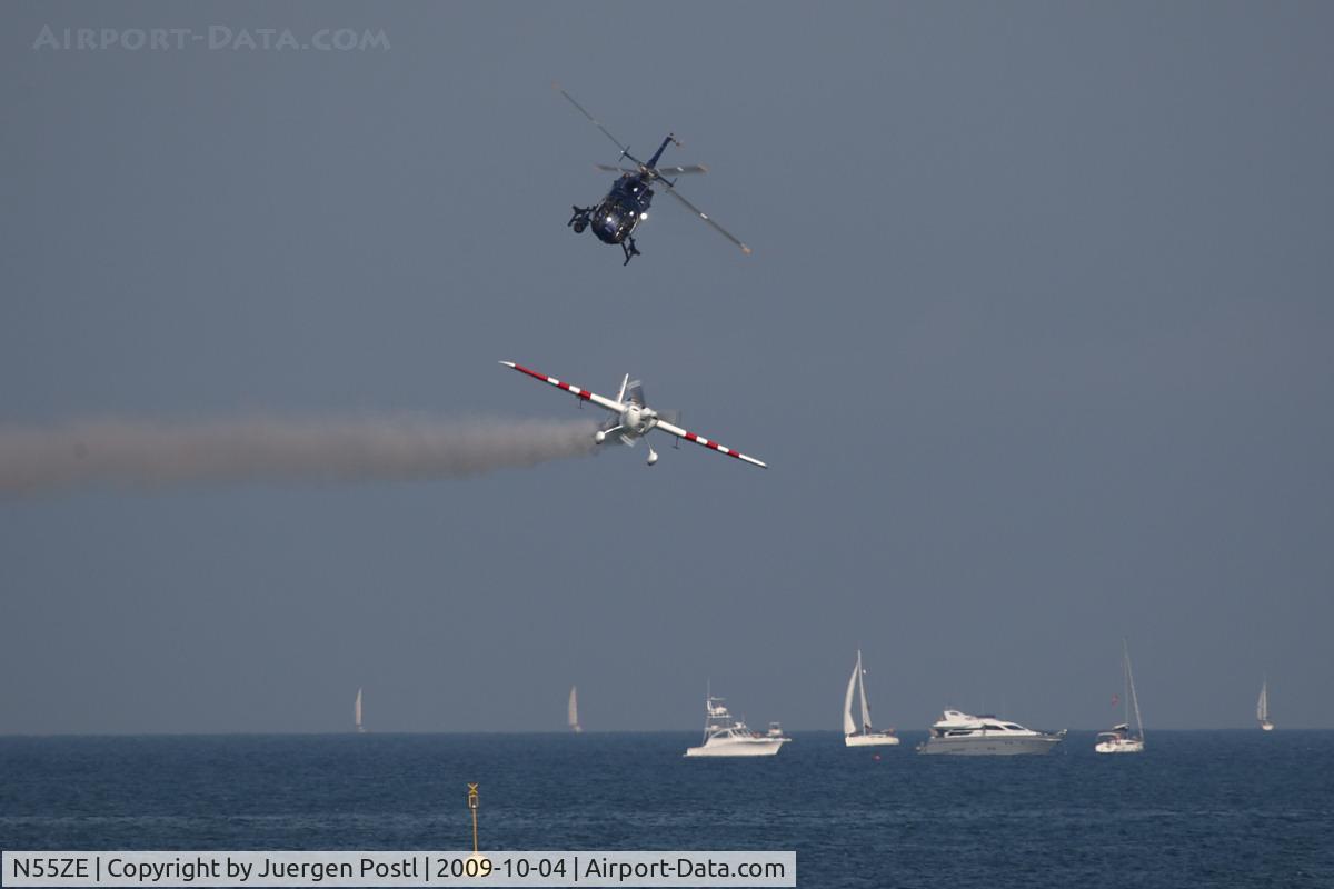 N55ZE, 2007 Zivko Edge 540 C/N 0040A, Red Bull Air Race Barcelona 2009 - Paul Bonhomme