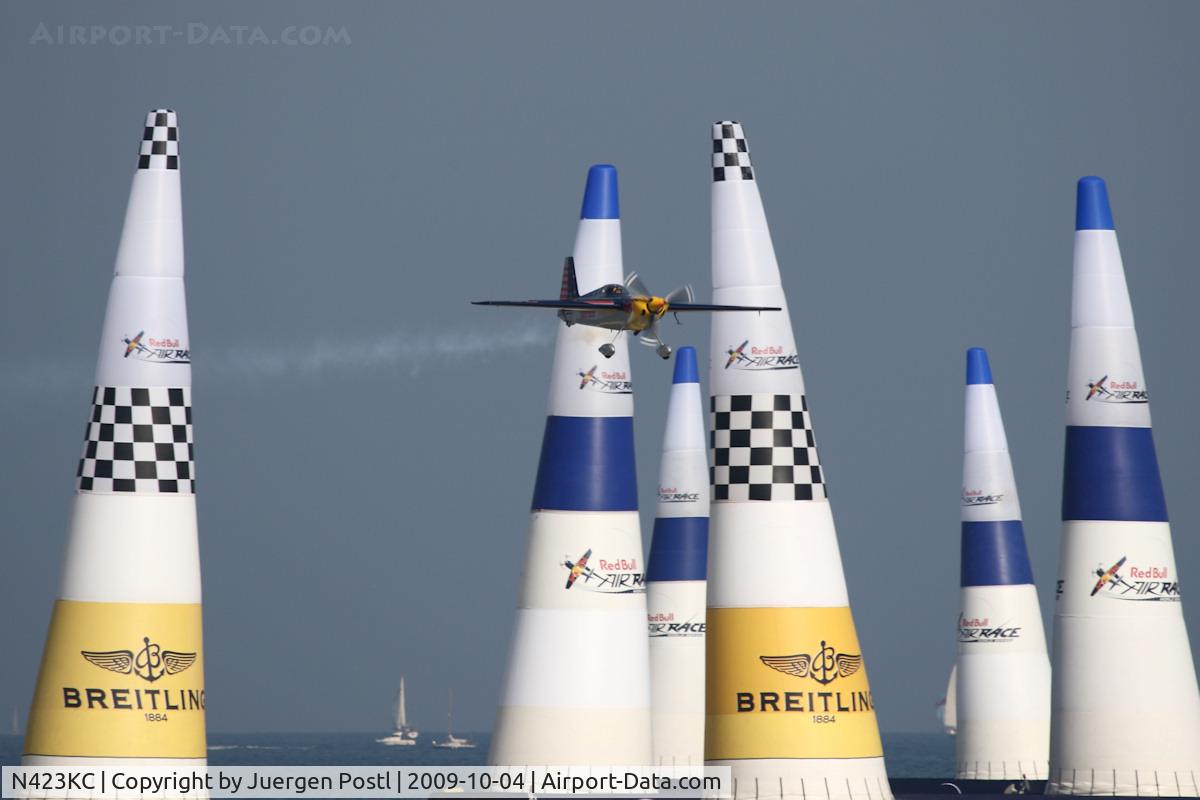 N423KC, 2009 Zivko Edge 540 C/N 0044, Red Bull Air Race Barcelona 2009 - Kirby Chambliss