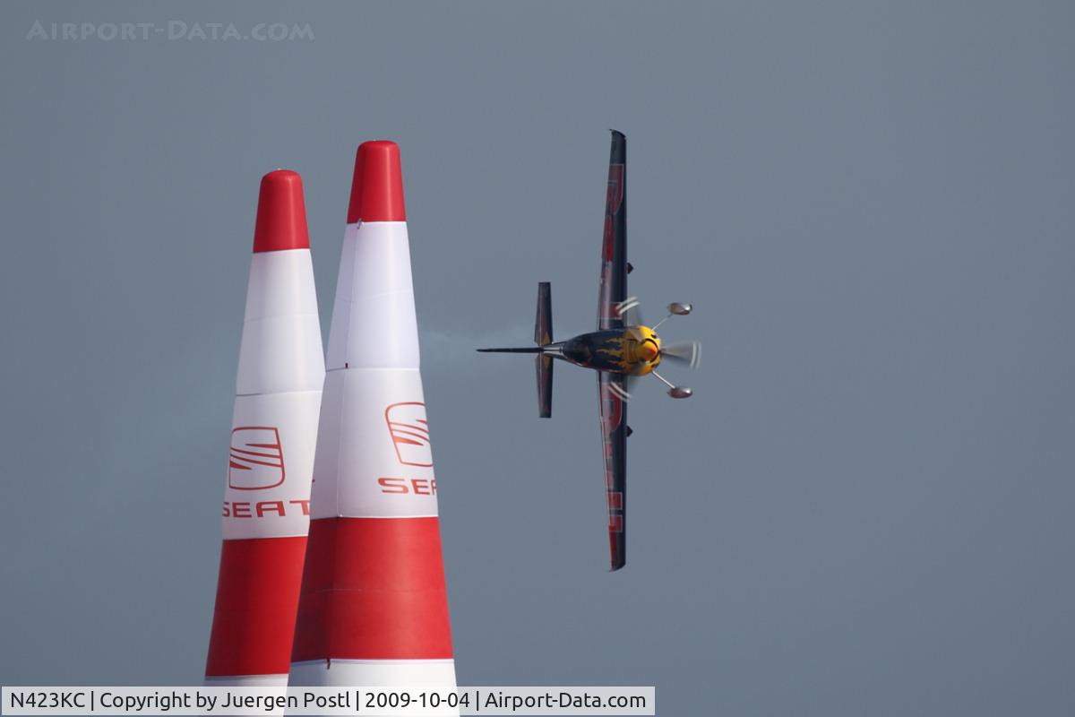 N423KC, 2009 Zivko Edge 540 C/N 0044, Red Bull Air Race Barcelona 2009 - Kirby Chambliss