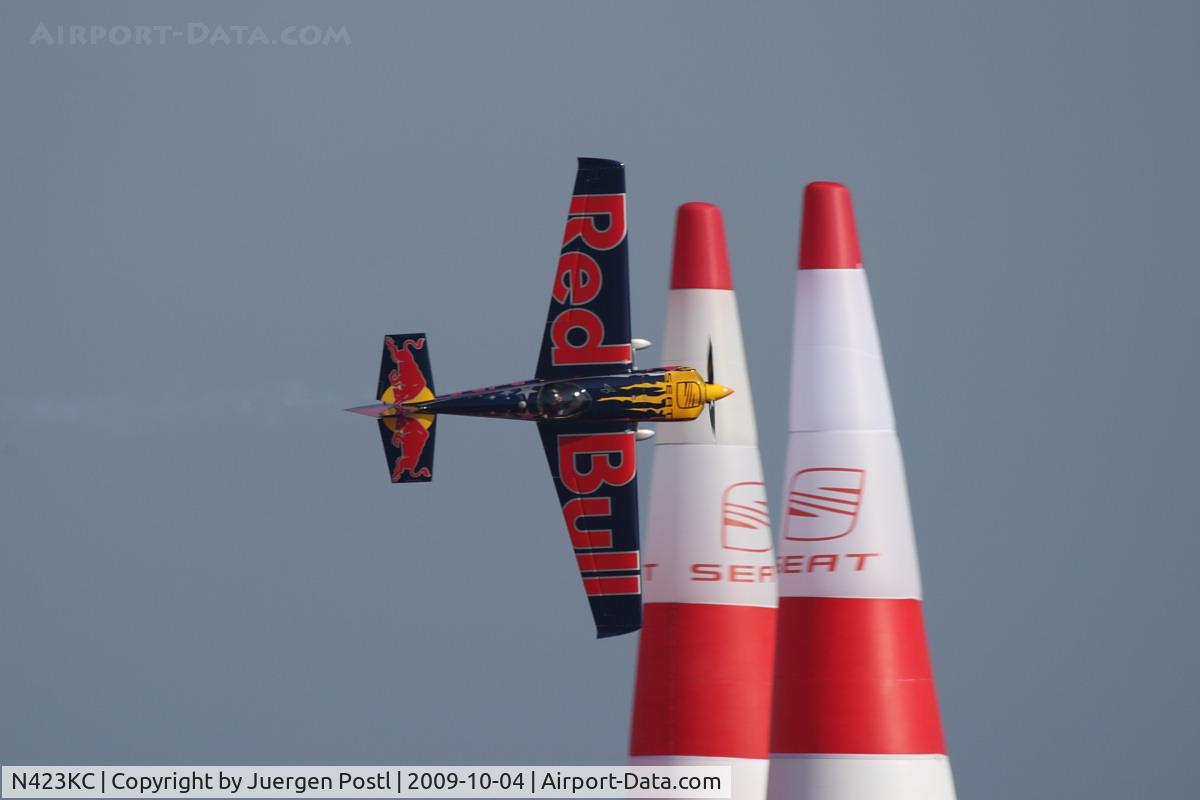 N423KC, 2009 Zivko Edge 540 C/N 0044, Red Bull Air Race Barcelona 2009 - Kirby Chambliss