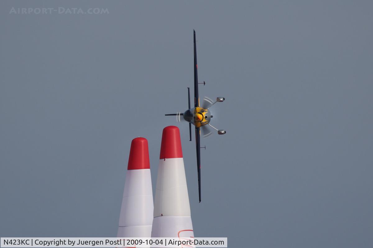 N423KC, 2009 Zivko Edge 540 C/N 0044, Red Bull Air Race Barcelona 2009 - Kirby Chambliss