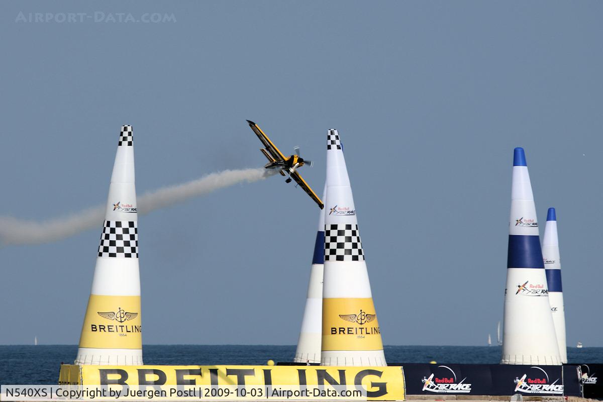 N540XS, 2008 MX Aircraft MXS C/N 2, Red Bull Air Race Barcelona 2009 - Nigel Lamb