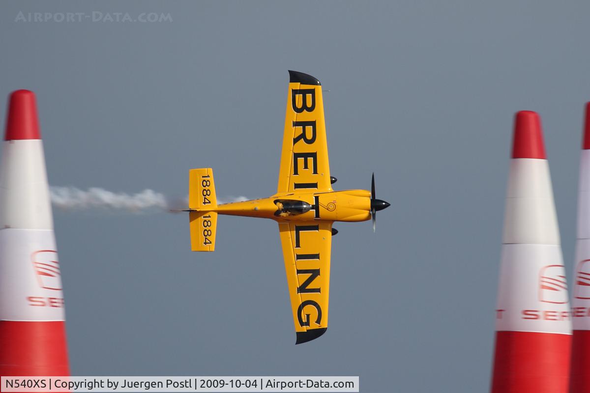 N540XS, 2008 MX Aircraft MXS C/N 2, Red Bull Air Race Barcelona 2009 - Nigel Lamb